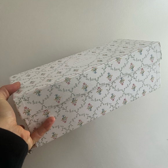 NIB $255 Hill House City The Summer Slide Embroidered Navy Blue Slide Sandals - Picture 6 of 7